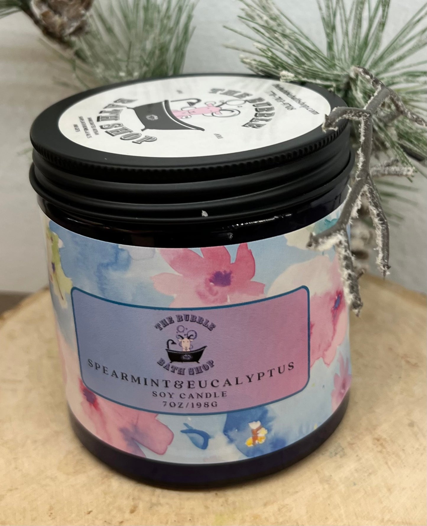 SPEARMINT & EUCALYPTUS SOY CANDLE