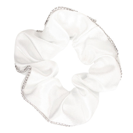Bella Sleep & Spa Crystal Satin Scrunchie