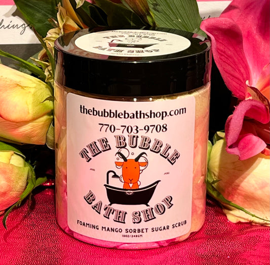 MANGO PAPAYA FOAMING SUGAR SCRUB 08 OZ