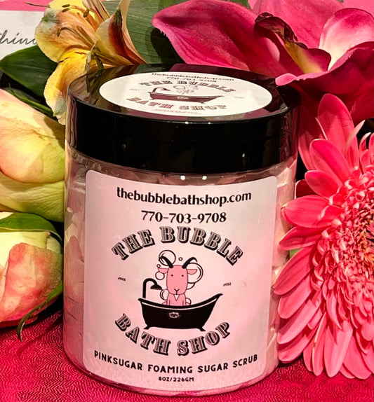 PINK SUGAR FOAMING SUGAR SCRUB 08OZ