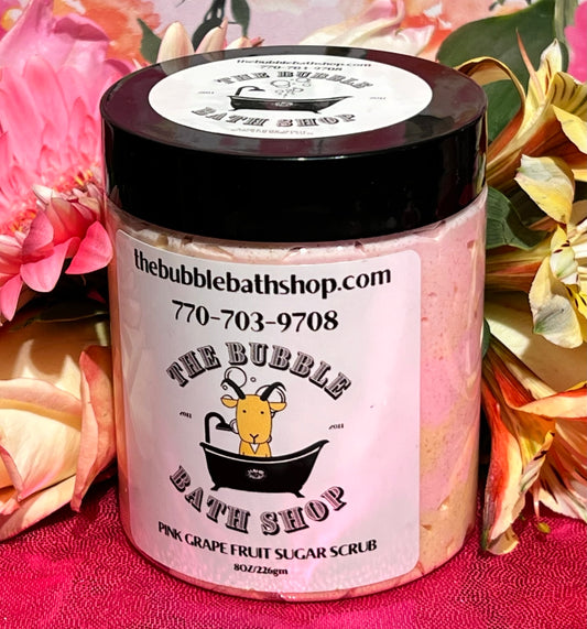 PINK GRAPEFRUIT FOAMING SUGAR SCRUB 08 OZ